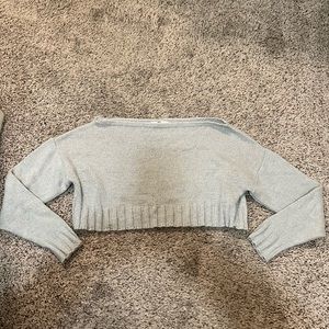 Gray missguided crop top